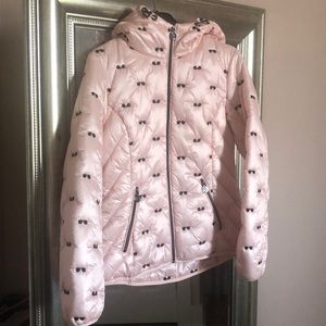 NEW Karl Lagerfeld pink pearl jacket, size XS-S.
